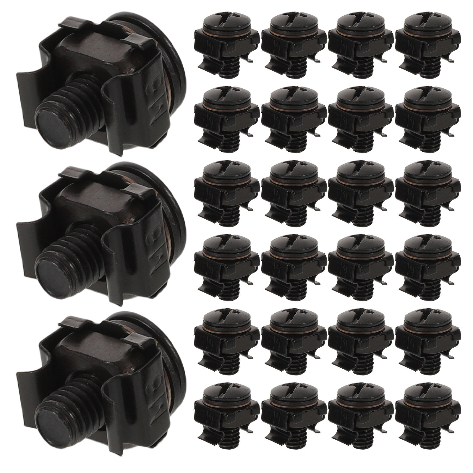 Heavy Equipment Bundle - 40Pcs Rack Mount Screws M6x14mm Cage