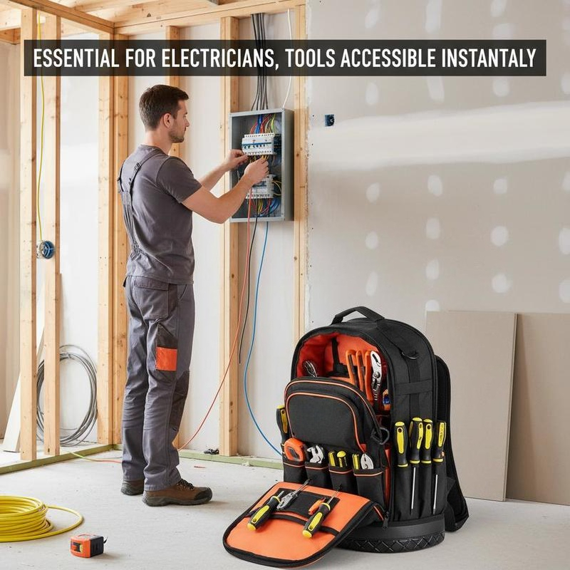 Heavy Equipment Service - Equipment Knapsack 18-Inch For Electrical Maintenance,