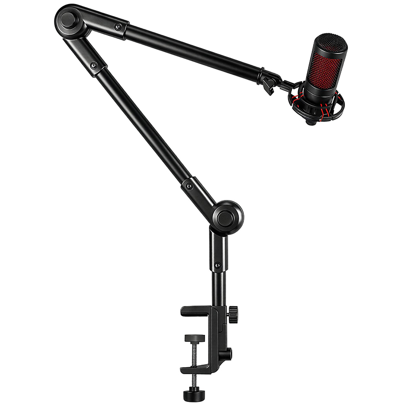 Heavy Equipment Bundle - Three-Section Microphone Boom Stand, 3/ 8inch