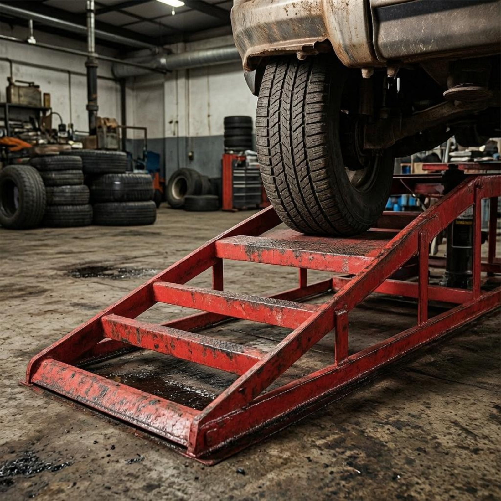 Car Service Ramp Raised Platfo - Heavy Equipment Service incelemesi ve fiyatı