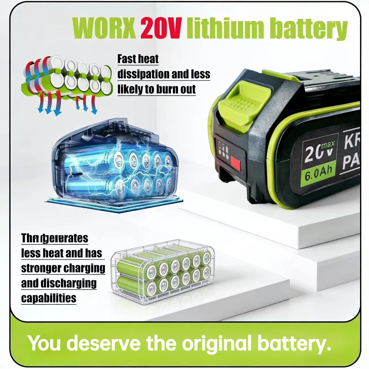 WORX 20V Battery Green Platfor - Heavy Equipment Bundle incelemesi ve fiyatı