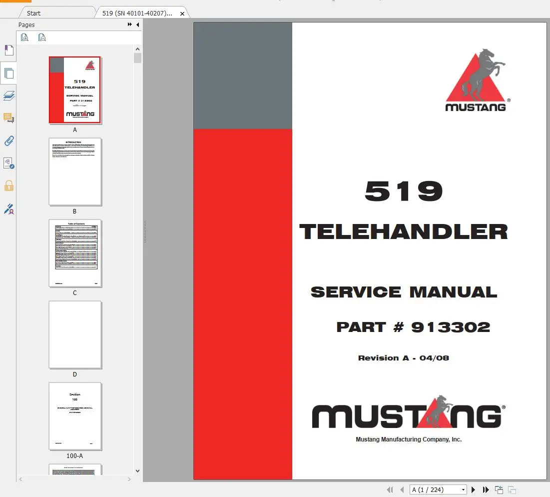 AutoDVD2 Mustang Machinery Hea - Heavy Equipment Service incelemesi ve fiyatı
